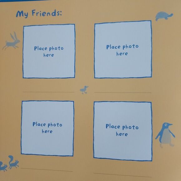 Noah's Ark Scrapbook Memory Memories Keepsake Album Baby Book Kids 11" x 11" - Picture 7 of 11